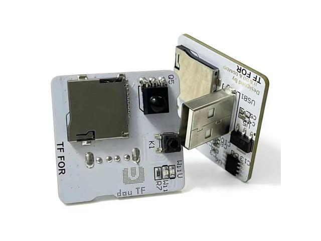 Dual TF Card Reader Adapter For Wii For Wiiu Console USB Plug-In Button Switch To Expand Memory Game Accessories