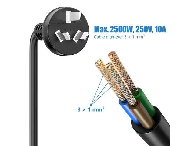 AU Plug 2500W Expansion Socket Board Australian Standard Power Supply Extension Cord 3X1mm2 Thickened Wire Core With Switch