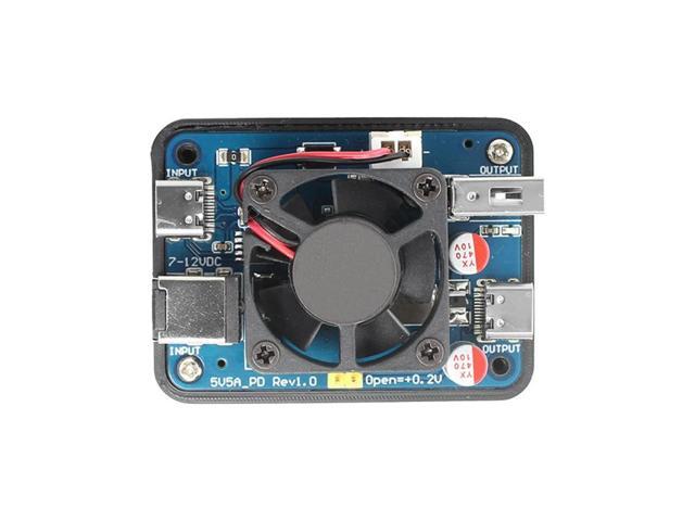 For Raspberry Pi 5 Compatible Power PD Trigger Activation Module 5V5A 27W DC USB Dual Input Wide Voltage Dual Output With C