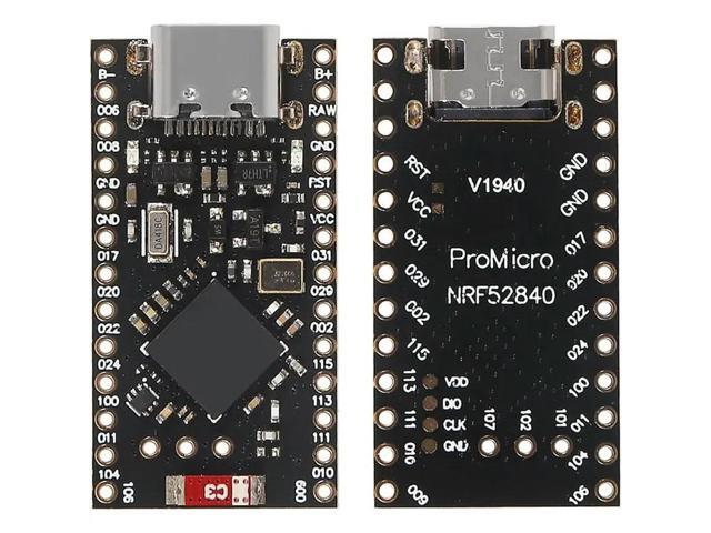 Pro Micro For IDE Compatible-Bluetooth Enabled, Type-C Charging& NRF52840 Development Board-Pack Of 5 Units