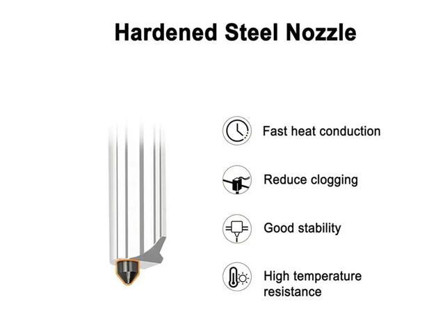 2PCS 0.4Mm Hotend For P2S/H2S/H2D/A1/A1 Mini, With Extra 2PCS Silicone Cover Sock/2Pcs Hardened Steel Nozzle