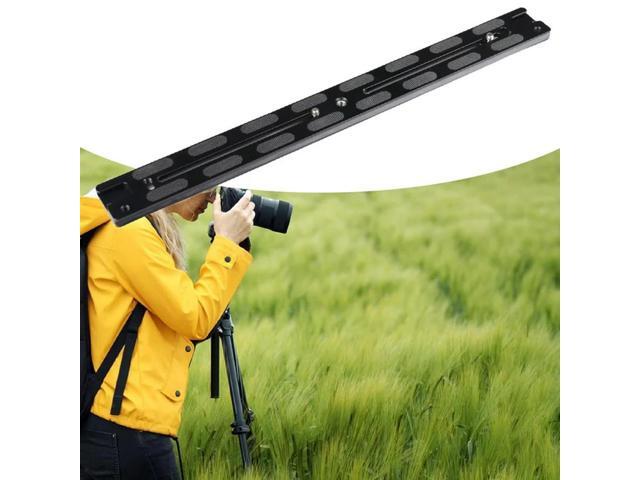 Aluminum Alloy 38Cm Camera Tripod Quick Release Plate Fixing Holder Telephoto Bracket Support Install Cold Shoe Mount