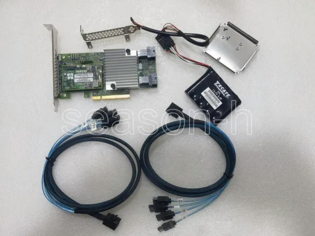 MegaRAID 9362-8i 12Gb 1G SATA3 RAID 0,1,5,6,10,50,60 =9361-8i+CVM02+BBU+2PCS 8643-4SATA
