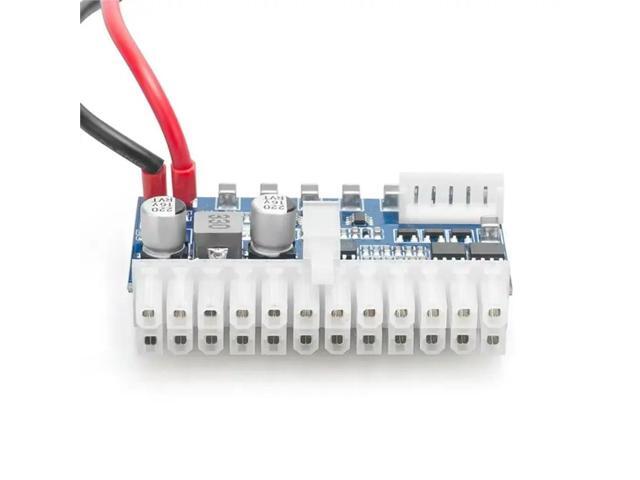 Mini Car Auto PICO PSU 6Pin Male DC 12V 160W 24Pin ATX Power Switch High Power Supply Module ITX Case