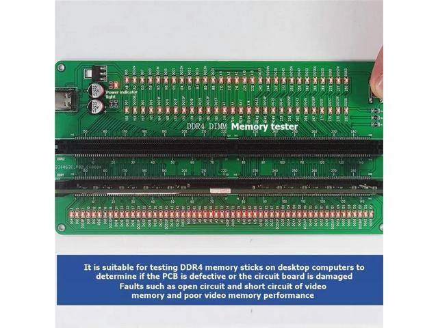 DDR4 Memory Strip LED Tester DDR4 Tester Memory Slot DDR4 Memory Strip LED Tester Memory Card Diagnostic Card