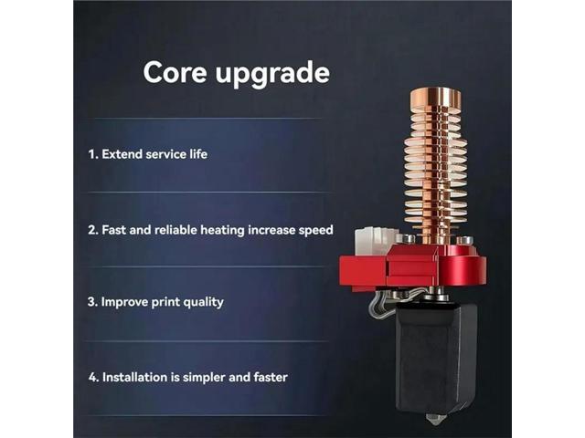 Hotend Kit For Flashforge Adventurer 5M/5M Pro Featuring 4Pcs Nozzles- Hardened Steel 0.25/0.4/0.6/0.8Mm& Brass 0.4