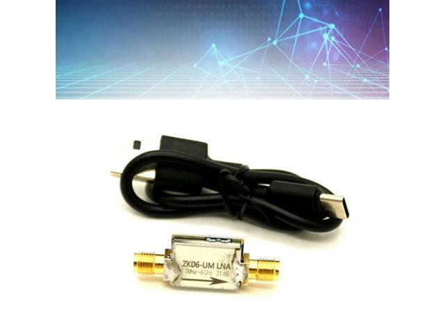 ZK06-UM Series Low Noise Amplifier 100Khzz6ghz USB Interface 21Db High Gain LNA RF Power Preamplifier Module 2 Sets
