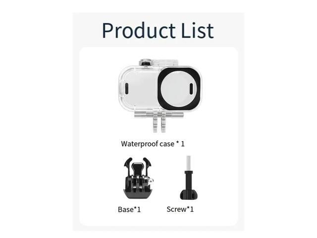 Underwater Dive Housing Shell For Osmo Nano 45M Waterproof Case Transparent Protective Camera Cover Accessory