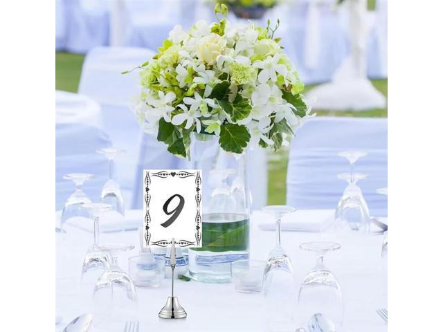 Alligator Clip l Table Card Holders 12 Pcs 3 Inch Place Card Holder For Weddings For Birthdays, Table Number Holders