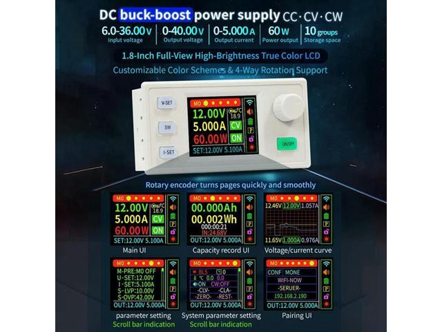 SK60S Adjustable DC Regulated Power Supply+433M Kit Constant Voltage Constant Current 5A 60W Step-Down Module
