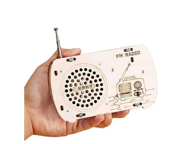 Electronic Learning Set Build A Radio Kit Wood Radio Scientific Experimental Kits Interactive Building For Kids