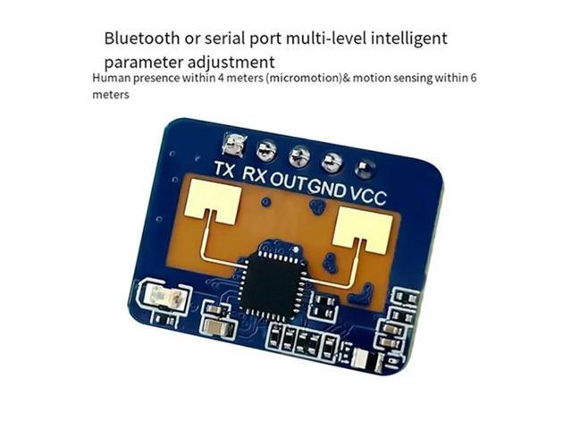 Human Wave HLK-LD2410C 24G Mmwave Presence Sensor Module 4Pcs Human Detection Motion Detection Radar Module