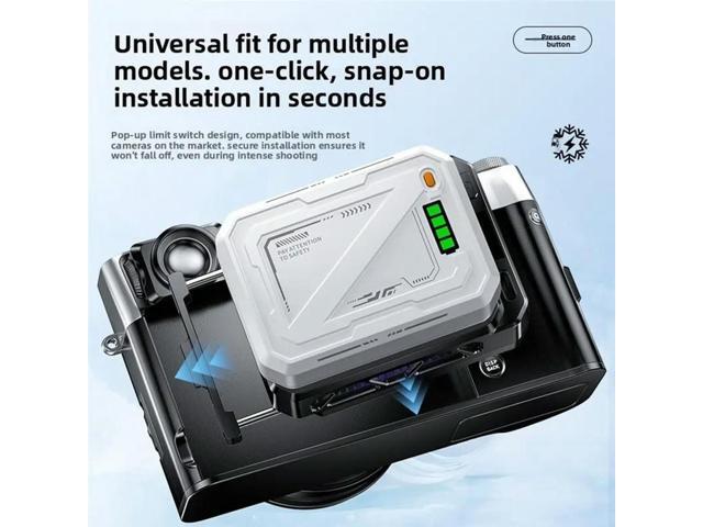 Cooling Device Accessory For Camera Cooler Semiconductor Fast Heat Dissipation For Live-Streaming Sports Cameras