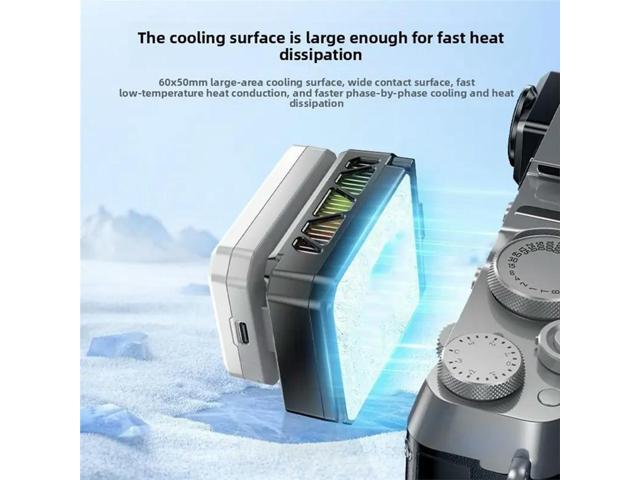 Cooling Device Accessory For Camera Cooler Semiconductor Fast Heat Dissipation For Live-Streaming Sports Cameras