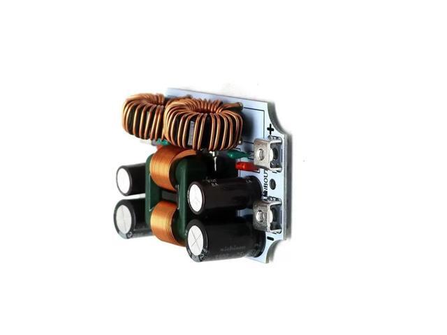 50A Car Audio Power Filter DC LC EMI Filter EMC Purifying Power Supply Amplifier Music High-Frequency Noise Filtering