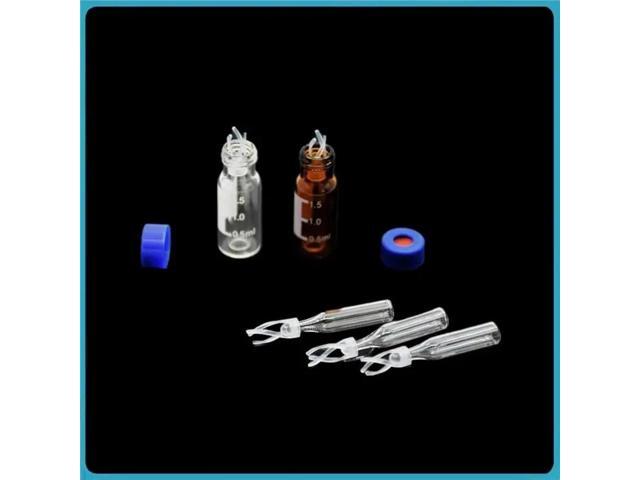 Chromatography Micro-Insert 250Ul HPLC Consumables W/Mandrel Interior& Polymer Feet Conical Tube Box Packed Replacement