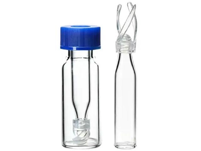 Chromatography Micro-Insert 250Ul HPLC Consumables W/Mandrel Interior& Polymer Feet Conical Tube Box Packed Replacement