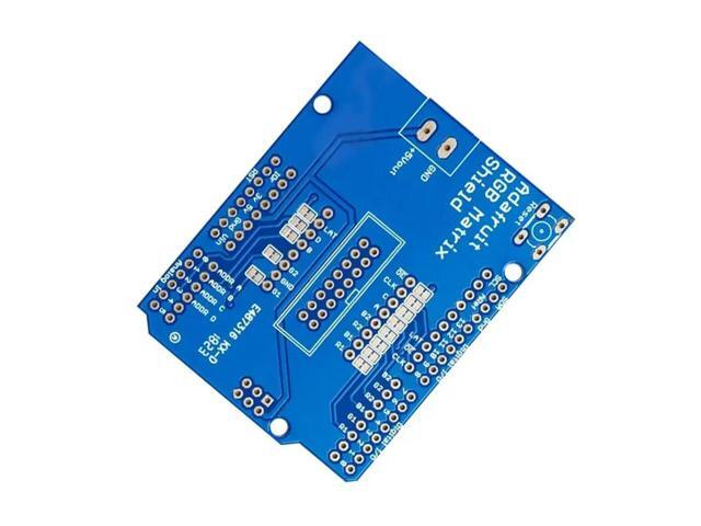 For Compatible Adafruit RGB Matrix Shield For Uno, Mega Featuring LED RGB Matrix Display Panel Support