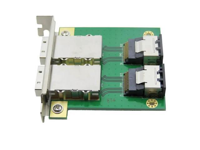 SFF-8087 To SFF-8088 Dual Mini SAS 26P Adapter Board In PCI Bracket- PCI Server Array Card SAS36P-26P SFF8087-8088