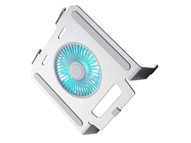 Laptop Cooling Bracket Blue Light Desktop Anti-Skid Fan Holder Aluminum Alloy Integrated Molding Regulator
