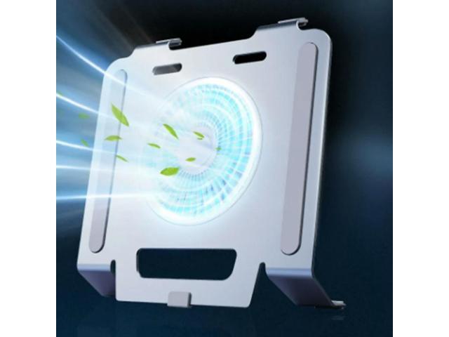 Laptop Cooling Bracket Blue Light Desktop Anti-Skid Fan Holder Aluminum Alloy Integrated Molding Regulator