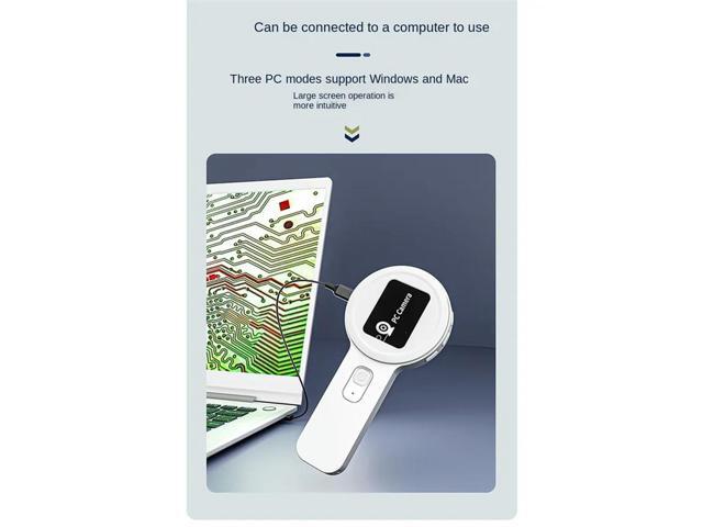 Type-C Handheld Digital Microscope High-Definition Jewelry Magnifying Glass For Identification Maintenance