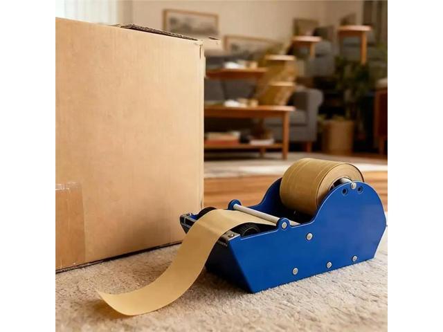 Water Activated Tape Dispenser Wet/Cut For Box Sealing And Watercolor Paper Cutting- Kraft Gummed Tape Cutter