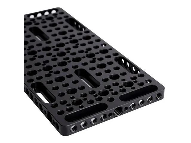 Installing Cheese Board Camera Cage Guide Rail Block, 1/4 Inch 3/8 Inch Porous Connection Quick Installation Board