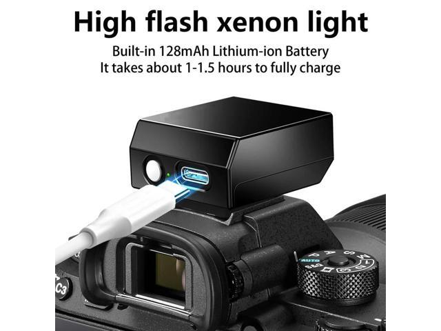 F1S Mini Universal Camera Flash Speedlite For Fuji Ricoh GR3X TTL Fill Light Photography Flash Silver