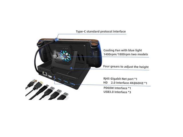 TV Dock Station For Switch 2 With 4K@60Hz -Compatible Adapter For Nintendo Switch 2 Multi-Functional Dock Station