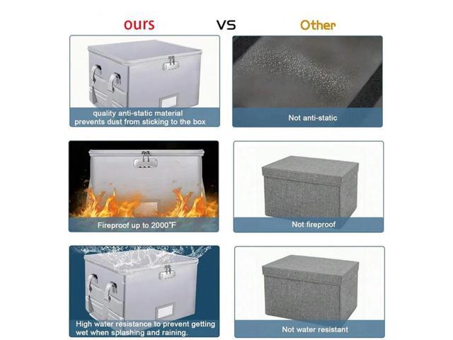 Fireproof Waterproof File Organizer Folding Easy To Organize For Office And Home All Kinds Of Files Boxes