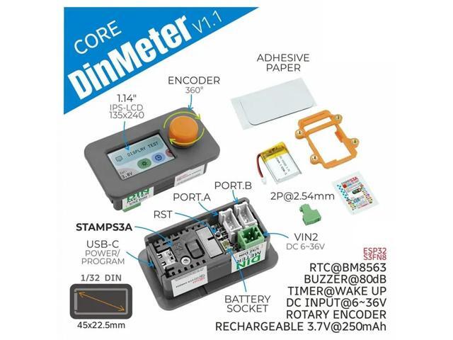 Din Meter V1.1 1/32 DIN Standard Programmable Development Board 1.14-Inch ST7789 Display For Dinmeter V1.1 Dev Board