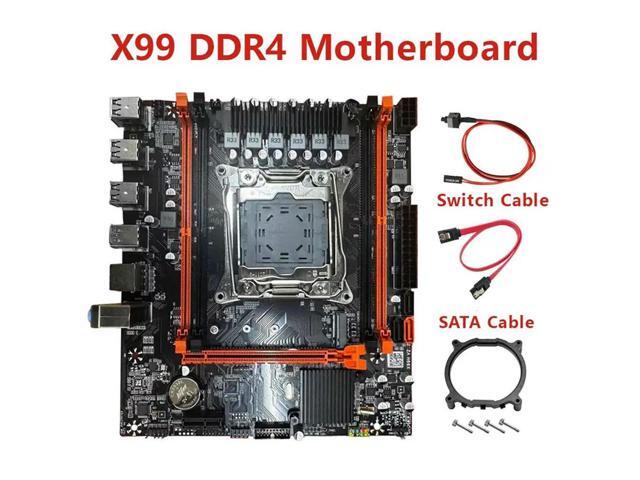 B85 LGA2011-3 X99 Motherboard Gaming Computer Motherboard 4X DDR4 REG ECC RAM Slots M. 2 PCIE SATA3.0 X99 Motherboard