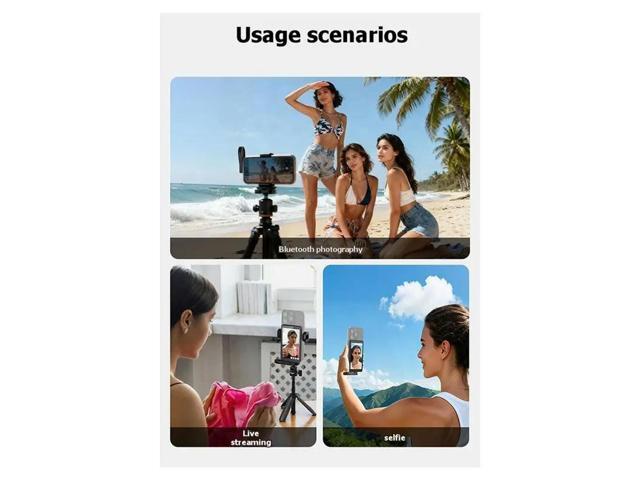 4K 120Fps 4' Magnetic Vlog Selfie Monitor Screen Back Camera With Remote Control For DP Enabled Phones Wired Recording
