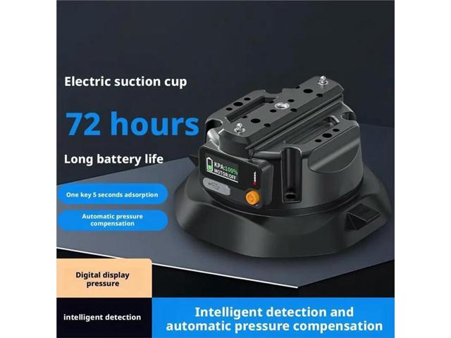 Aluminum Ball Head 4.5 Inch Auto Pump Suction Cup Camera Mount Magic For Action Cameras- Can Be Assembled Arbitrarily