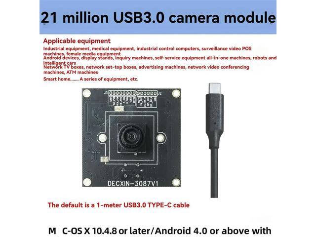 Driver-Free USB3.0 21MP IMX230 HD Industrial Camera 5344X4016 120 Degree Fixed Focus AF Module Camera Module