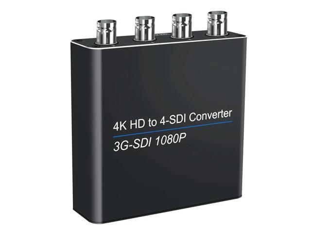 SDI Converter 4-Channel Input -Compatible Output For 3G Splitter For HDTV PC PS3 DVD Devices- HDCP 1.3 Support