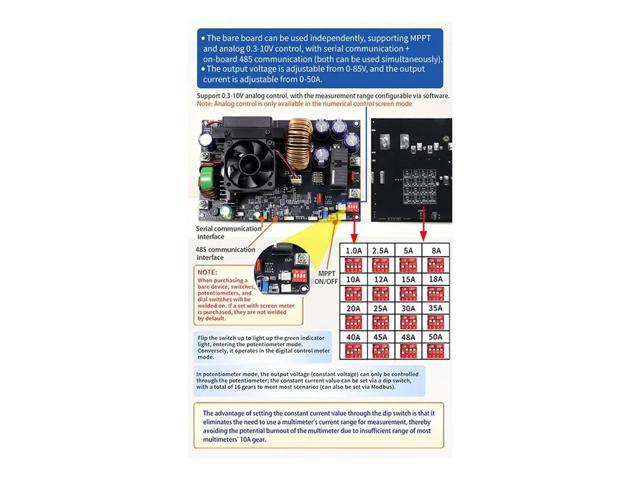 XY8050S Adjustable Voltage Regulated Power Supply CNC DC Constant Voltage And Current Module 80V/50A 4000W