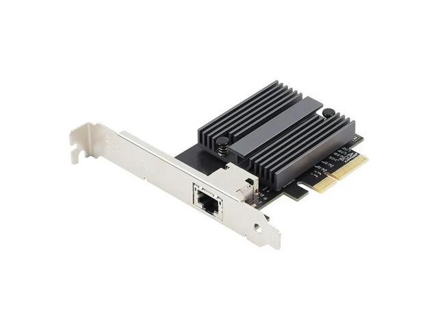 Win10/11 Compatible 10Gbps Pcix4 Single Port Network Card AQC113,Ethernet, Con Cable LAN, Supports 1G/2.5G/5G/10Gbe