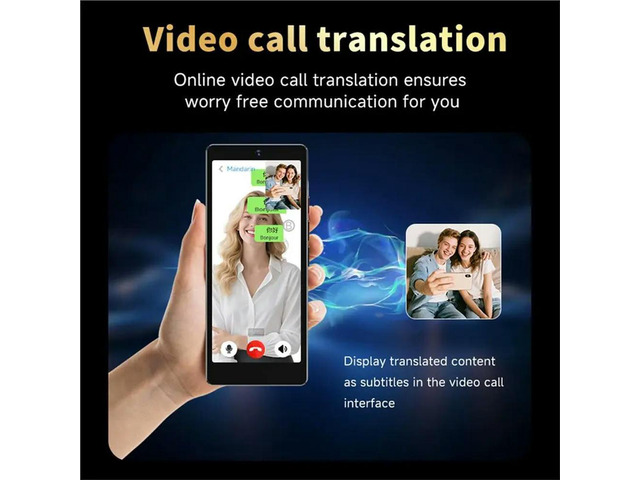 Real-Time Conversation AI Voice Translator 148 Languages Remote Video Call Online Offline For Overseas Travel ligent