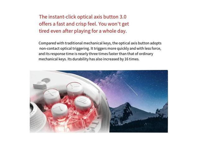 KP40 Gamepad For PC Android IOS 2000Hz Polling Adjustable TMR Joystick Dual Vibration Trigger Controller