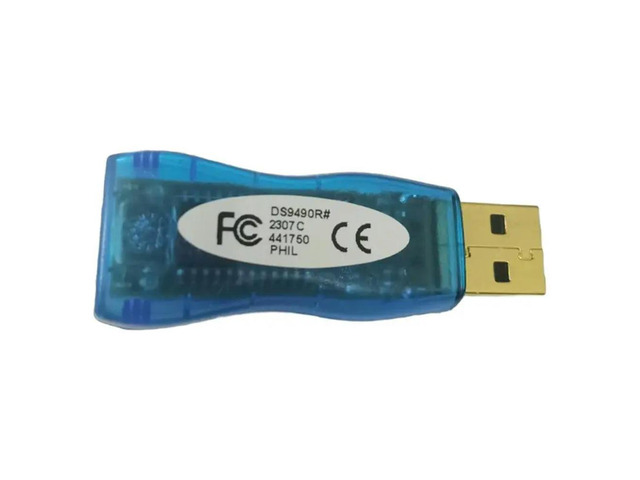Ds9490r USB To 1-Wire/Ibutton Adapter For Maxim Programmable For Seamless Integration