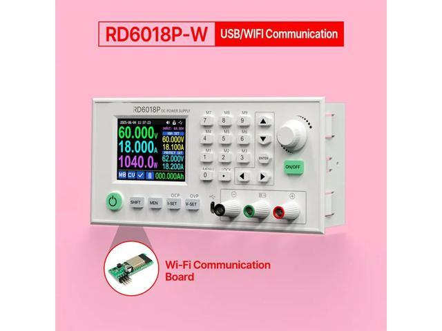 RD6018P-W 5 Digit Display DC Adjustable Steps Down Voltage Regulated Power Supply Buck Converter Laptop Repair Tool