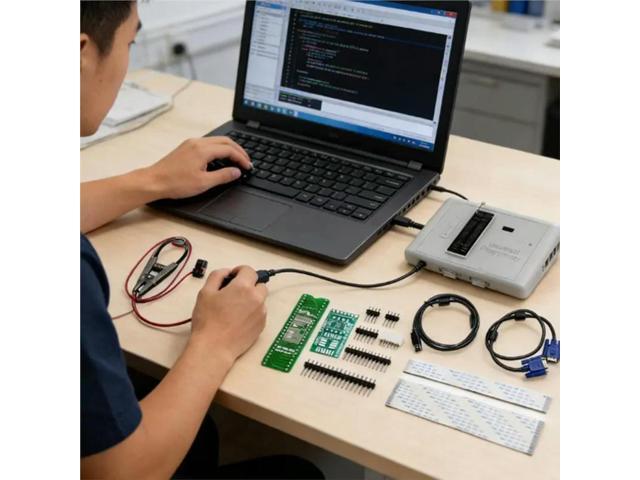 RT809H Universal EMMC-Nand FLASH Programmer For LCD For Computer Car MCU Mobile Phone Font Burner Burning Speed
