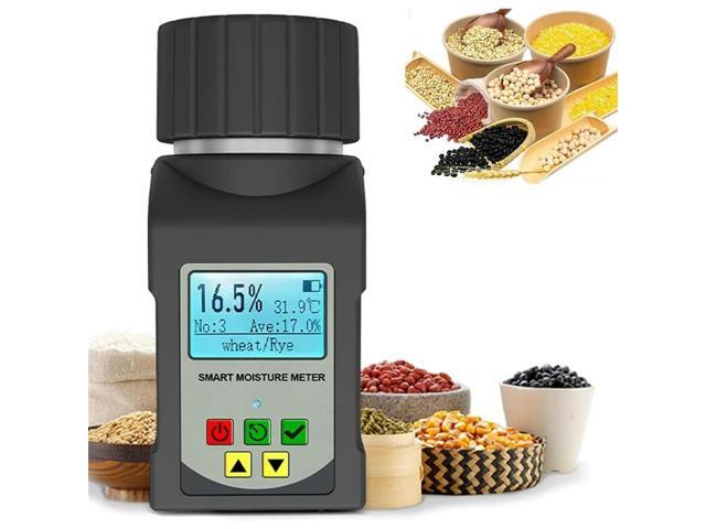 Digital Grain Moisture Tester, Cup-Type Moisture Meter With LCD Backlit Display,Supports 25 Grain Types