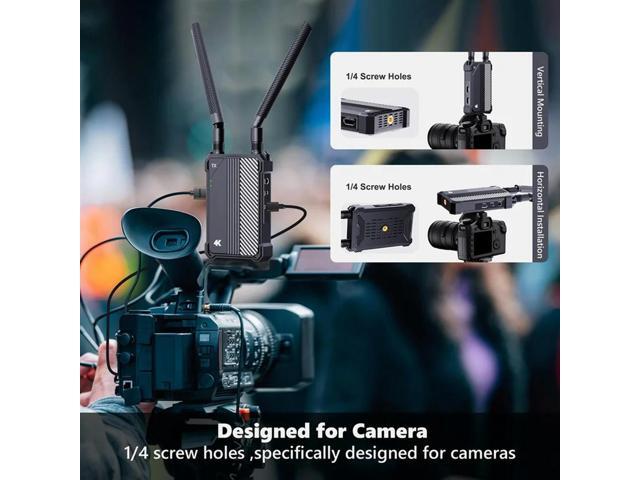 Dual Band 5G 4K -Compatible Transmitter And Receiver Extender Kit 350M For Laptop, Camera To Projector TV