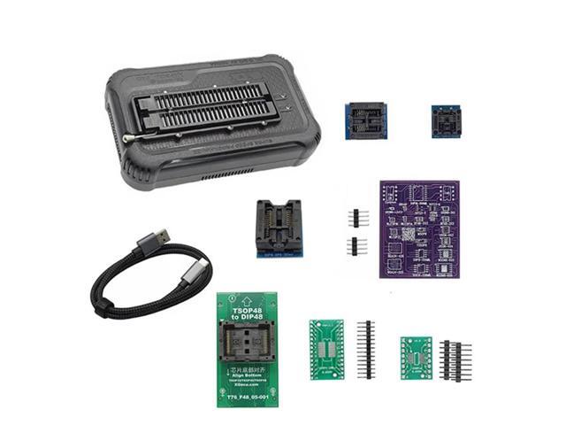 For Xgecu T76 USB3.0 Universal Programmer For EEPROM NOR NAND EMMC MCU GAL Includes Minpro/TL866II+ TSOP48 Adapter