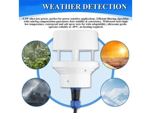 RS485 Output Weather Station Transmitter Ultrasonic Wind Speed And Direction Sensor Module 0-45 M/S Detection