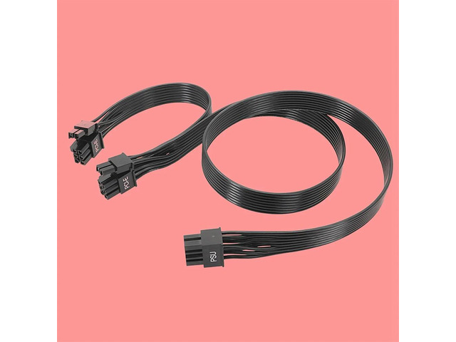 Advanced! 8 Pin PSU to Dual 6+2 Pin PCIE Power Cable for Thermaltake, Male to Male GPU Cable for ARESGAME Modular Power Supply