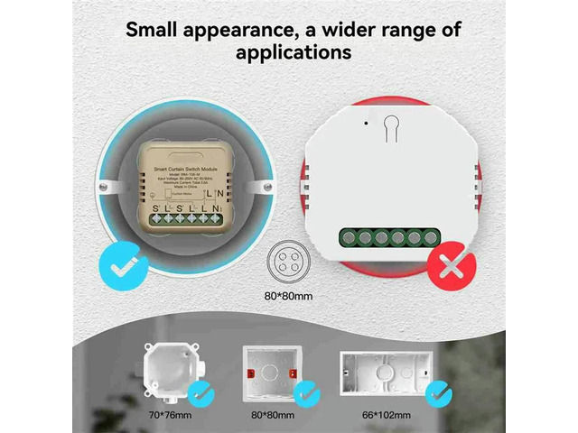 Curtain Switch Module Connect Curtain Electric Motor ligent Switch Work With Alexa/Google Home
